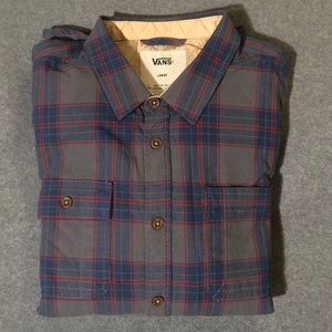 Vans Men’s Large Cabrillo II Flannel Jacket NWT